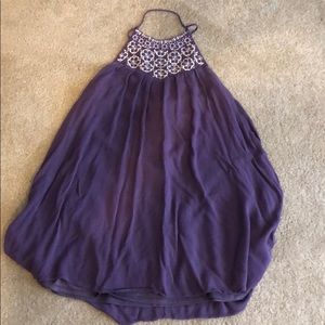 francescas purple dress